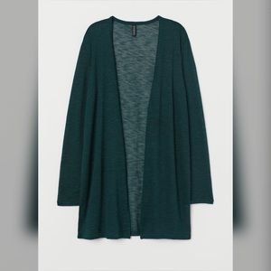 Forest Green Long-Sleeves Cardigan.
